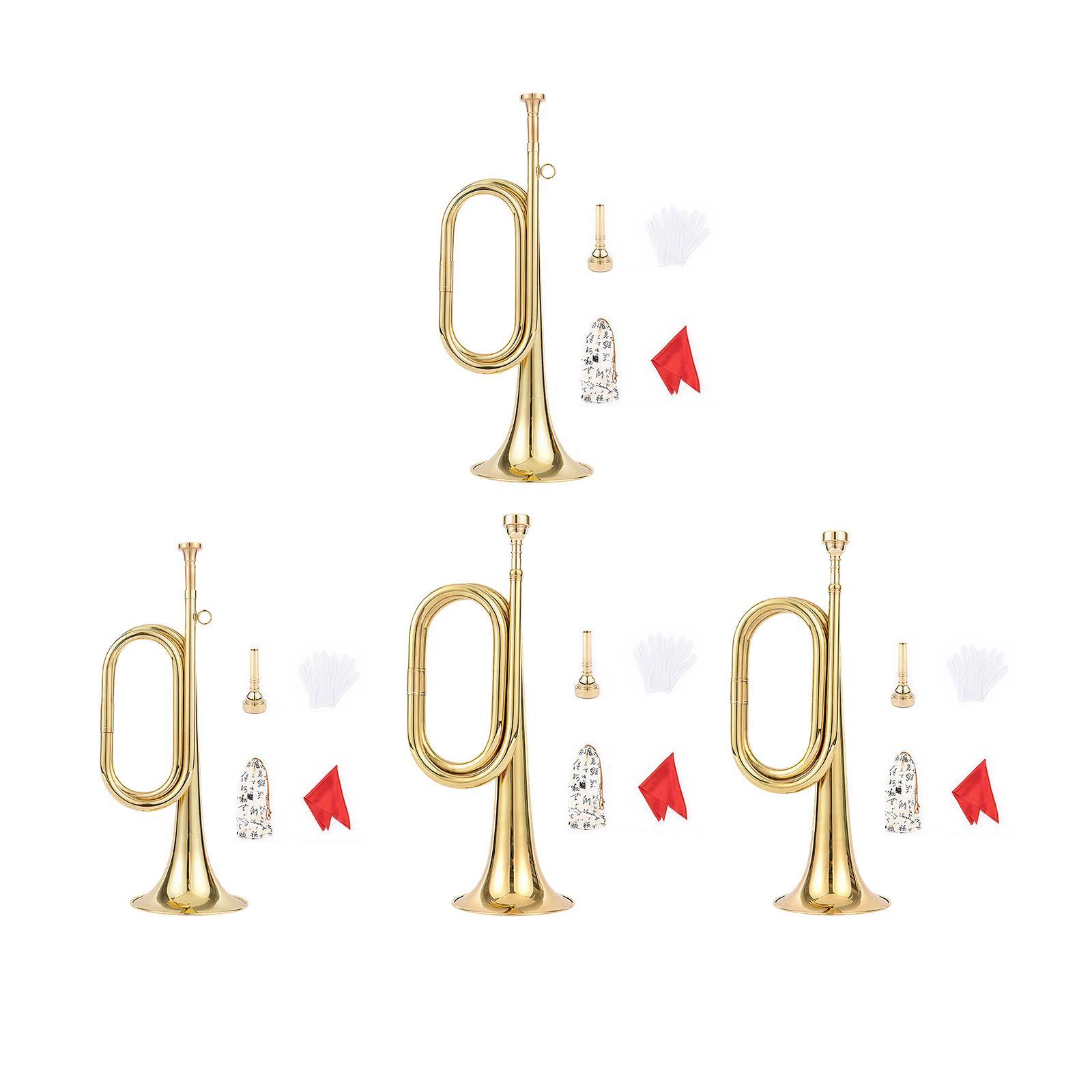Trumpet with Gloves Music Inst - đánh giá và giá Musical Instrument Bugle